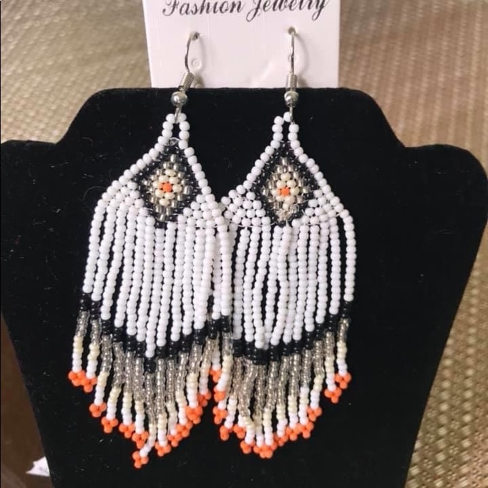 Aretes chaquiras